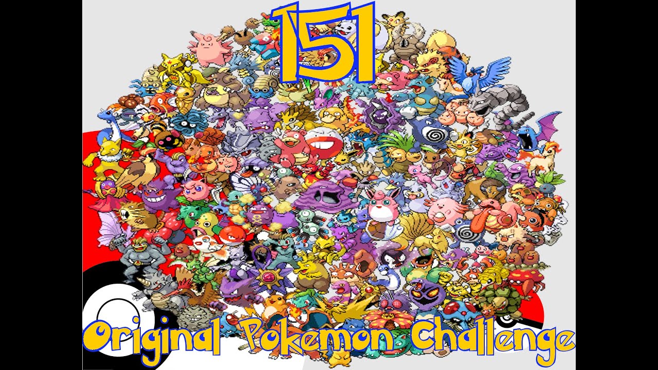 151 Original Pokemon Challenge - YouTube