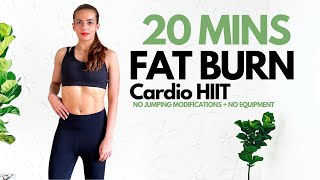 20 Minute Weight Loss & Fat Burn Cardio Workout (No Jumping Modifications)I Burn Belly Fat
