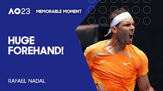Rafael Nadal Wins Opening Set in Style! | Australian Open 2023