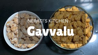 Gavvalu | Gavvalu with jaggery and sugar syrup | Easy homemade gavvalu recipe