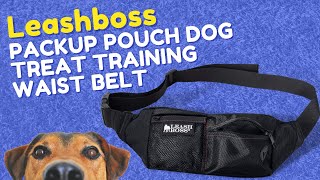 Leashboss PackUp Pouch Dog Treat Training Waist Belt