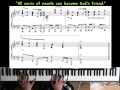 sing to jehovah 142 preaching to all sorts of people piano