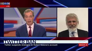 Dr Robert Malone joins Nigel Farage on GB News