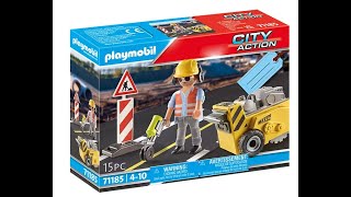 Playmobil 71185 - Bauarbeiter mit Kantenfräser