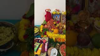 Varalakshmi Pooja vidhi sawaan mahina Pooja at home sweet home  Lakshmi Pooja har har Mahadev🙏🙏😊