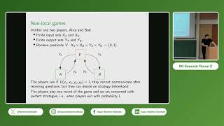 Dr. Peter Zeman | Some applications of the Weisfeiler-Leman algorithm in the study of quantum