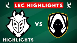 G2 vs TH Highlights | LEC 2025 Winter | G2 Esports vs Team Heretics by Onivia