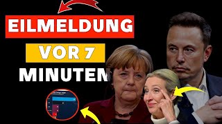 🚨LIVE!🚨 Musk und Weidel enthüllen eine schockierende Botschaft, die Angela Merkel erschüttert!