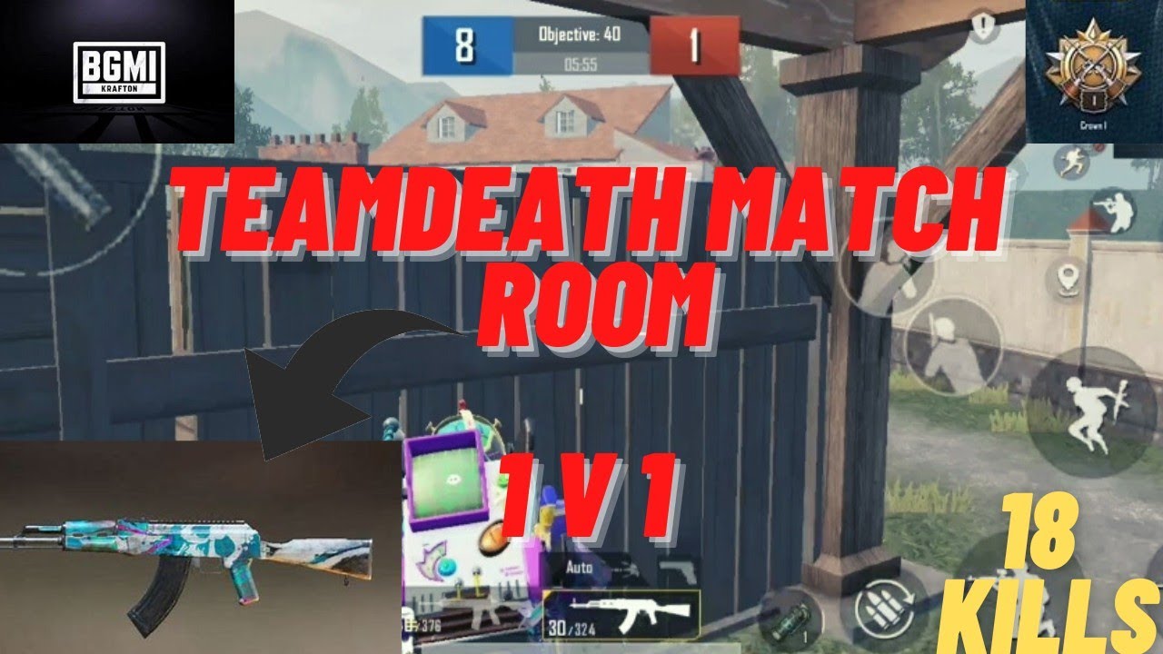 Bgmi Room 1v1 | Bgmi Tdm | Team Challenge - YouTube