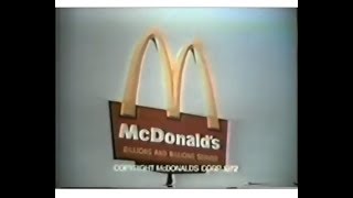 McDonald's 'You Deserve A Break' Commercial (1972)