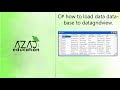 C# load data database to data grid view using SQL command