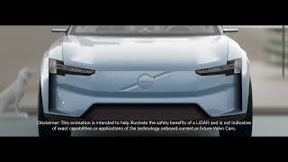 Volvo Cars' Concept Recharge with LiDAR safety illustration