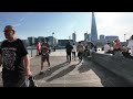 london summer walk 2024 4k hdr virtual tour around london bridge st. paul s