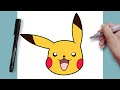 How To Draw PIKACHU Easy Step-by-step Drawing Tutorial | Pokemon