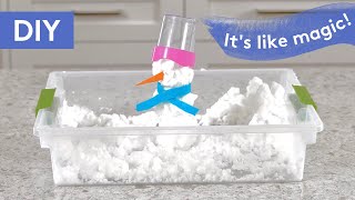 DIY Fake Snow | Holiday Craft for Toddlers by Lovevery