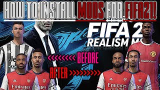 How To Easily Install Mods For FIFA21 PC Tutorial! - Mods I Use For My Series!