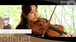 Minuet | J.S.Bach | Suzuki Viola Book 3【Recital Version】