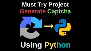 Must try #project in python || Generate #captcha using #python #Shorts