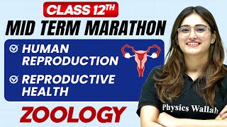 Complete CBSE Zoology - Class 12th | MID Term in One Shot | Marathon Series 🔥