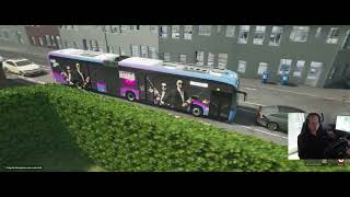 THE BUS mit dem Gelenkbus durch die kleinen Dörfer