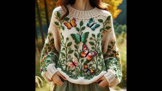 nice sweater #knitted #crochet #design #sweater