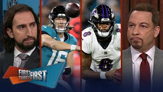 Ravens dethrone The Prince & Jaguars, Baltimore deserves to be AFC kings? | NFL | FIRST THINGS FIRST