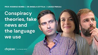 S02E05: Conspiracy theories, fake news and the language we use | Rodrigo Borba & Angela Zottola