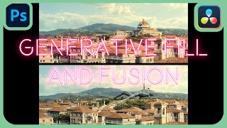 New Photoshop Generative Fill A.I. Combined With Fusion | DaVinci Resolve 18 | Photoshop Beta