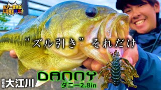 【バス釣り】これだけで喰う！良型バスをダニーで攻略in大江川【ルアー合衆国プラス】