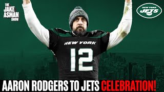 Discussing the historic significance of the New York Jets LANDING Aaron Rodgers!?