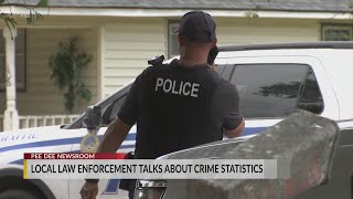 Local law enforcement talk about crime statistics
