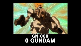 111 GN-000 0 Gundam (from Mobile Suit Gundam 00)