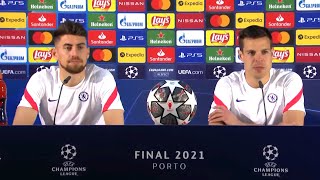 Azpilicueta & Jorginho - Man City v Chelsea - Pre-Match Press Conference - Champions League Final