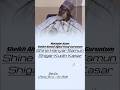 Matsalar Kasar Nigeria || Sheikh Ahmad Tijjani Yusuf Guruntm #quran #waazi