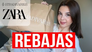 SUPER HAUL REBAJAS ZARA Y STRADIVARIUS! Me lo pruebo todo!