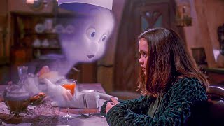 بيظهرلها شبح طيب في البيت بيعيش معاها وبيحبها وبيحققلها كل اللي بتتمناه 👻💓 | ملخص فيلم Casper