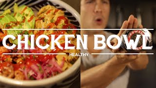 Chicken and Egg Brown Rice Protein Bowl - Power Meal fit for a Power Ranger