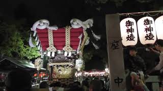 2018 10 16 　吉田春日神社　新家太鼓台