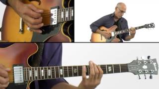 Larry Carlton Guitar Lesson - #8 Implying Chords - 335 Motifs