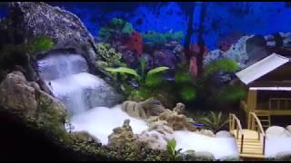 Aquascape Air Terjun Waterfall Aquascape
