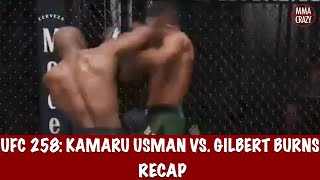 UFC 258: Kamaru Usman vs.Gilbert Burns Recap