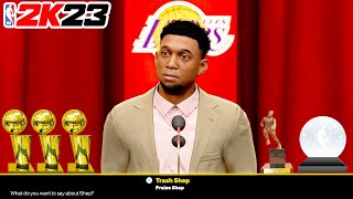 NBA 2K23 MyCAREER PS5 #47 - Hall Of Fame Retirement Speech!