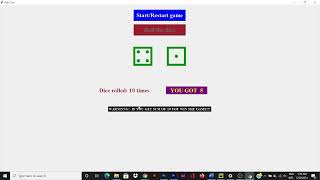 Dice Simulator Game using Python