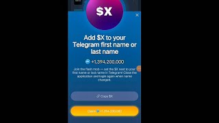 Add $X to Your Telegram First Name Or Last Name X Empire Add $X to Your Telegram First Name Or Last