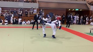 第27回岐阜県大会 組手 少年部 男子 -32kg級（決勝）27th Gifu Championship Sparring Junior Male -32kg FINAL／ITFテコンドー