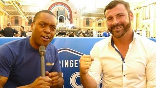 EXCLUSIVE JOE CALZAGHE on FIGHTING CARL FROCH IN A PARKING LOT! \u0026 Predicts Upcoming Matches