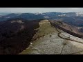 hala jaworowa kotarz grabowa groń beskid Śląski brenna. dron