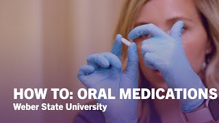 How To Dispense Oral Medications - Weber State University