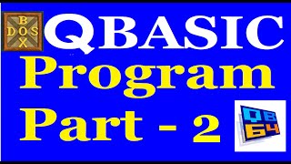 Qbasic control statement #qbasiccontrolstatement #howtowriteqbasicprogram
