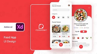 Food App Design (Mockup + Prototype)